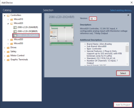  Connected Components Workbench Software